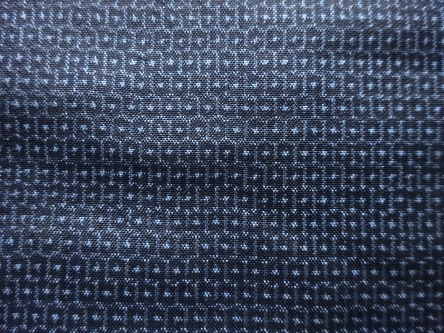 アンティーク　本場泥大島紬100亀甲男物着物